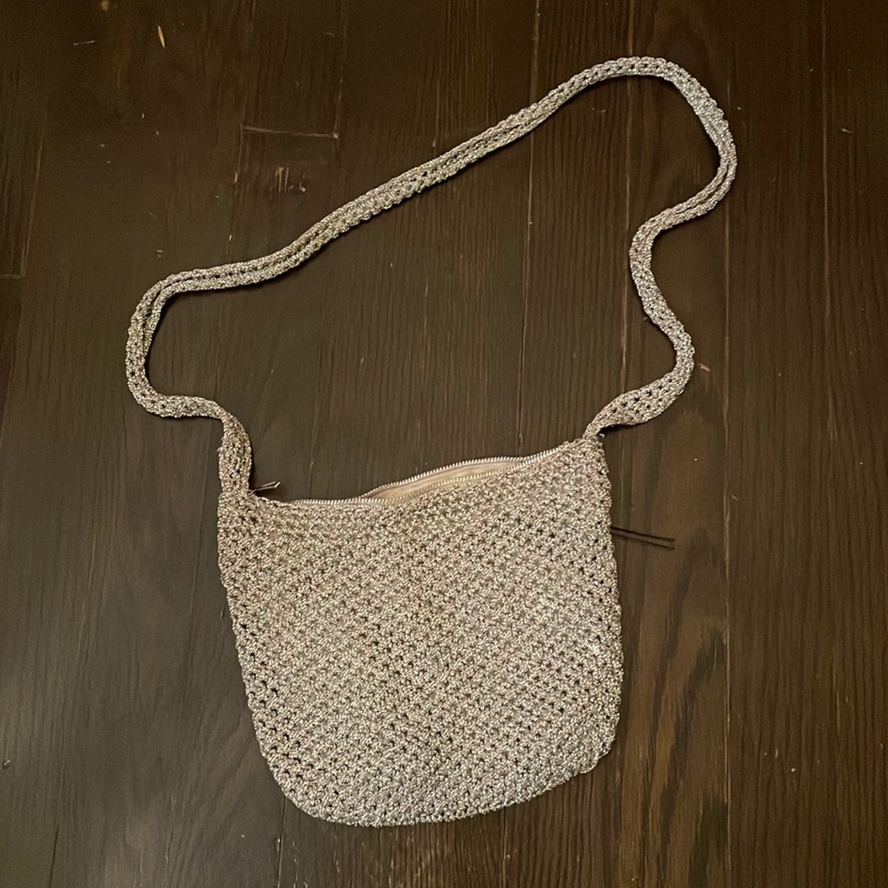 Vintage silver handbag